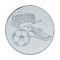 Emblém futbal - kopačka + lopta + bránka, priemer 25 mm