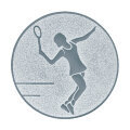 Emblém tenis - žena, priemer 25 mm