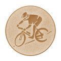 Emblém horský bicykel, priemer 25 mm