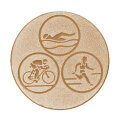 Emblém triathlon, priemer 25 mm