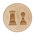 Emblém šach, priemer 25 mm
