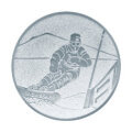 Emblém snowboard, priemer 25 mm