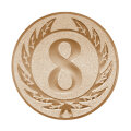 Emblém číslica 8, priemer 50 mm