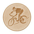 Emblém horský bicykel, priemer 50 mm