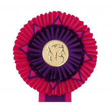 Kokarda třířadá RŮŽICE, průměr 16 cm