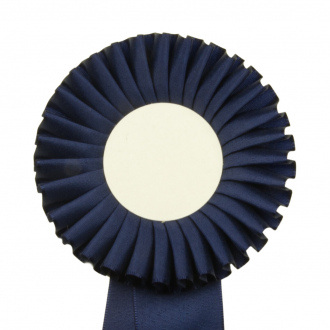 Kokarda jednoradová ŠTANDARD, priemer 11 cm, námorná modrá
