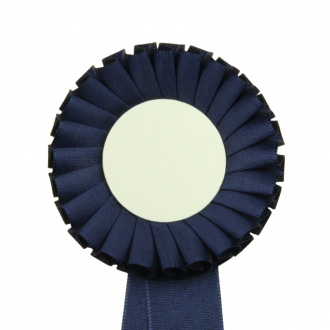 Kokarda jednoradová ŠTANDARD, priemer 8 cm, námorná modrá
