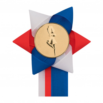 Kokarda jednoradová VETRNÍK trikolóra, priemer 11 cm