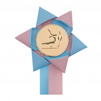 Kokarda dvojradová VETRNÍK dvojfarebný, priemer 11 cm