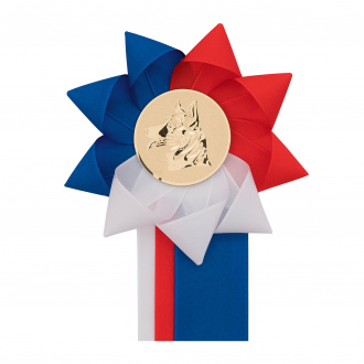 Kokarda jednoradová VETRNÍK trikolóra, priemer 11 cm