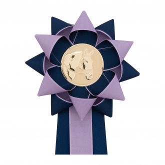 Kokarda dvojradová VETRNÍK dvojfarebný, priemer 11 cm