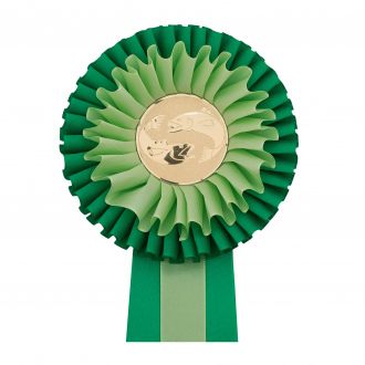 Kokarda dvojradová ŠTANDARD, priemer 13 cm