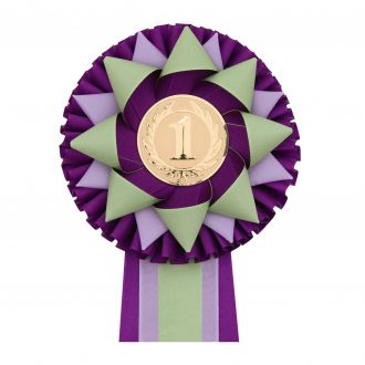 Kokarda trojradová KVETY, priemer 13 cm