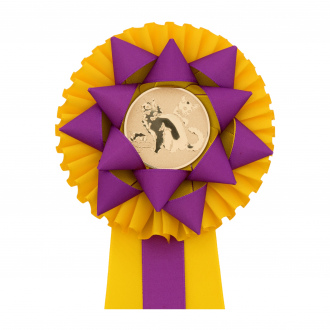 Kokarda trojradová VEJÍR, priemer 13 cm