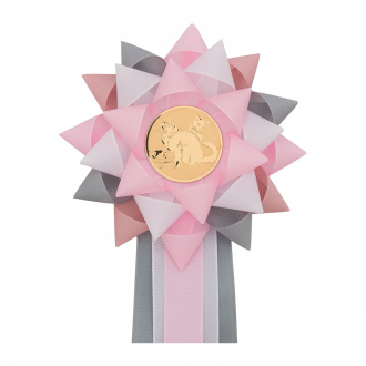 Kokarda trojradová KVETY, priemer 16 cm