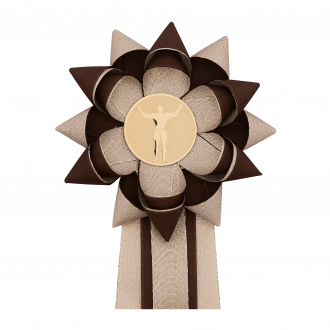 Kokarda trojradová KVETY, priemer 16 cm