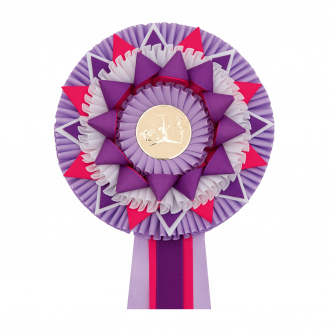 Kokarda päťriadna HVIEZDA zdobená, priemer 20 cm