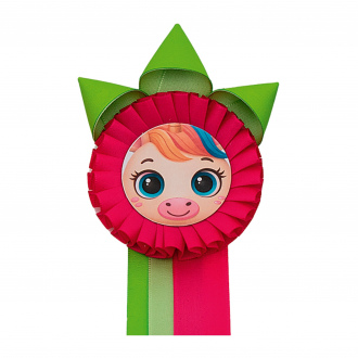 Kokarda jednoradová JEDNOROŽEC, priemer 11 cm