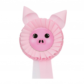 Kokarda jednoradová PRASIATKO, priemer 11 cm