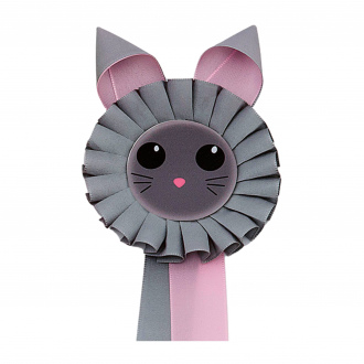 Kokarda jednoradová MYŠKA, priemer 11 cm