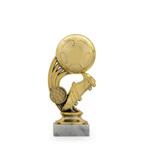 Figurka fotbal, výška 18 cm, zlatá