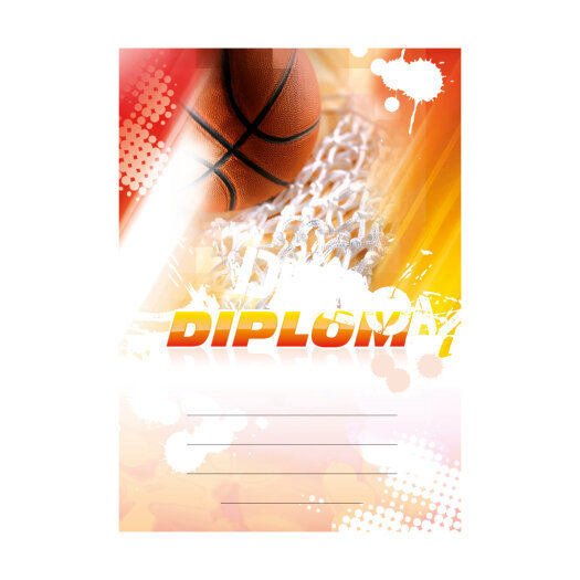 Basketbalový diplom 6625