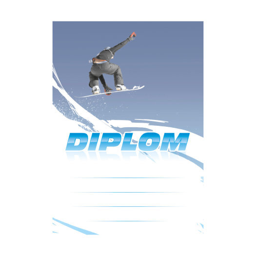 Snowboardový diplom 6652