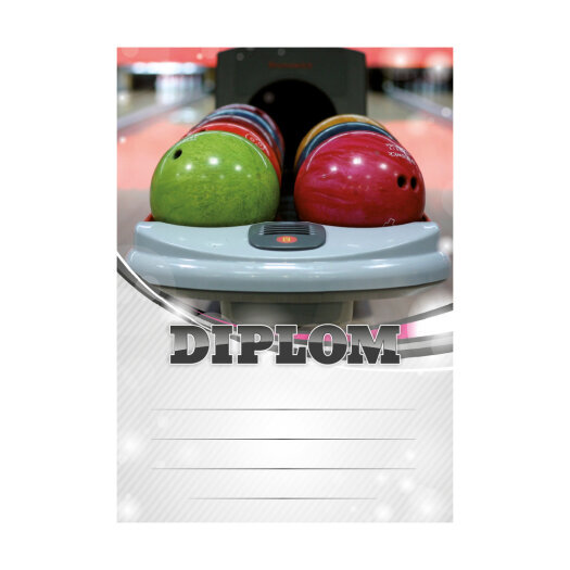 Bowlingový diplom 6670