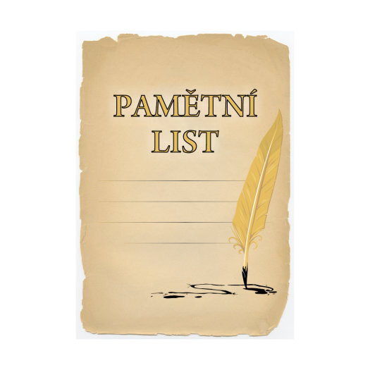 Pamätný list, diplom 6707