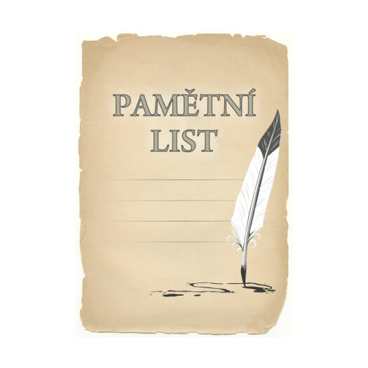 Pamätný list, diplom 6708