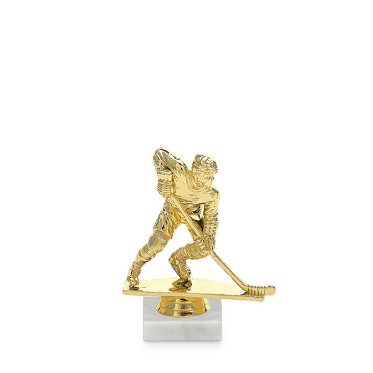 Figúrka hokej, 10 cm, zlato, vrátane podstavca