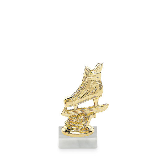 Figúrka so symbolom hokeja, 9 cm, zlato, vrátane podstavca
