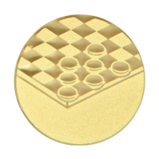 Emblém šachovnice, priemer 25 mm