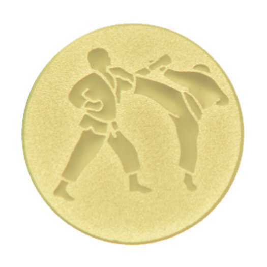 Emblém karate, priemer 50 mm