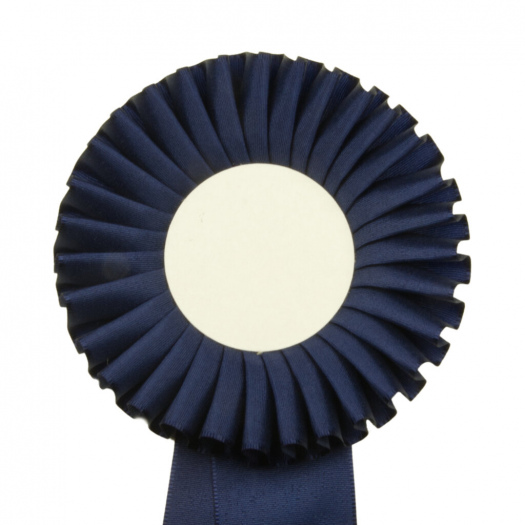 Kokarda jednoradová ŠTANDARD, priemer 11 cm, námorná modrá