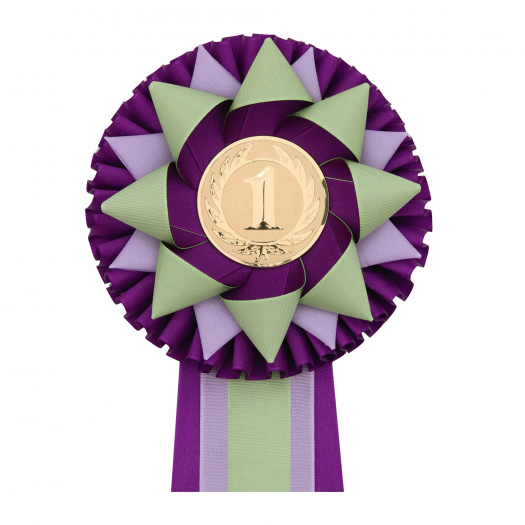 Kokarda trojradová KVETY, priemer 13 cm