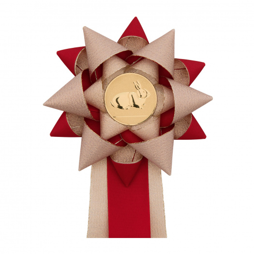 Kokarda trojradová KVETY, priemer 16 cm