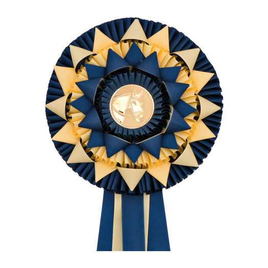 Kokarda šesťradová HVIEZDA zdobená, priemer 20 cm