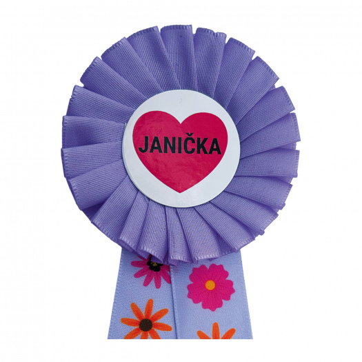 Kokarda jednoradová KYTIČKY, priemer 8 cm