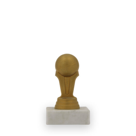 Figúrka bowlingu, žena, antik zlatá, zlatá, 10 cm, vrátane podstavca